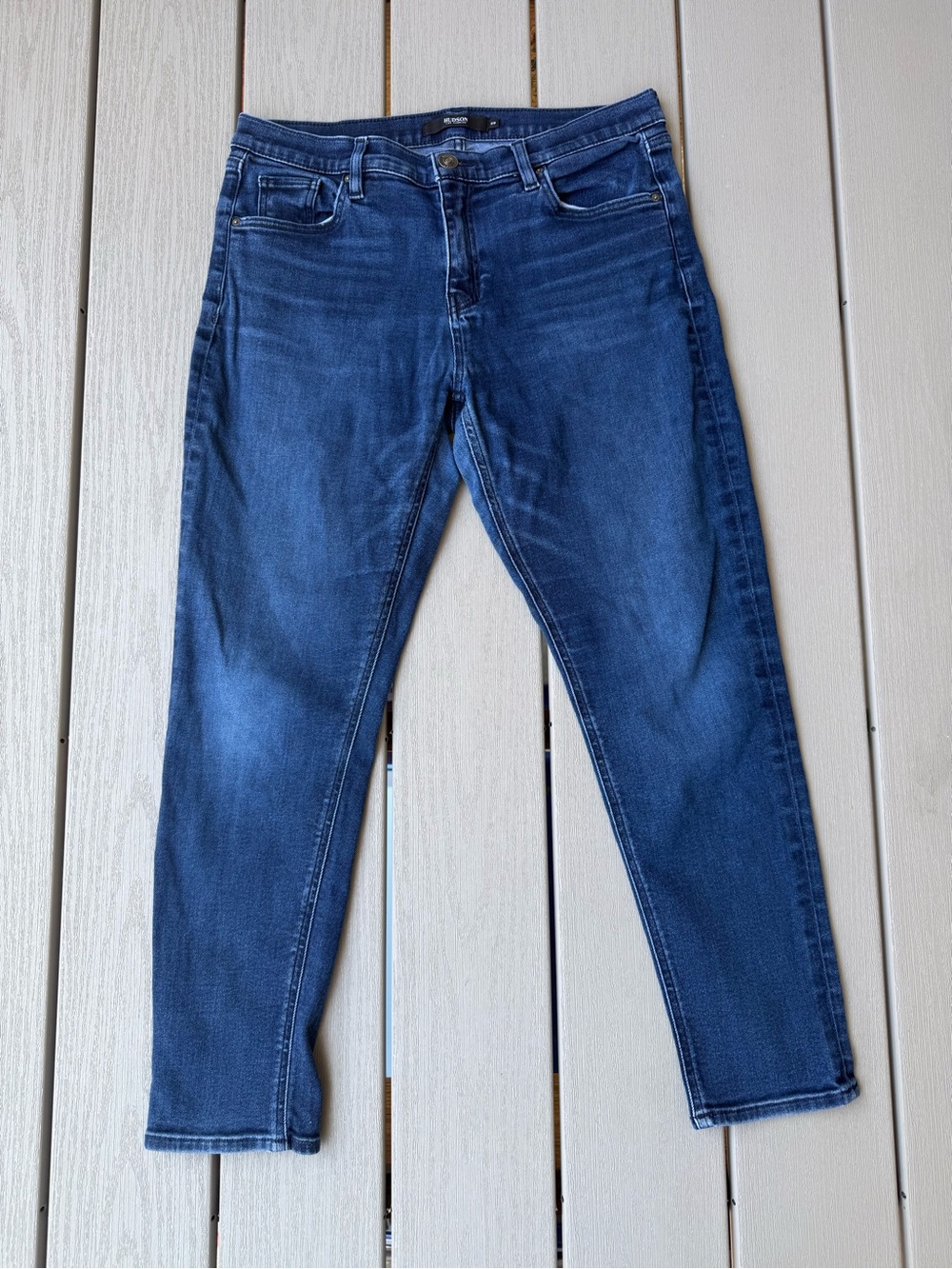 Hudson Barbara High Rise Super Skinny Jeans Size 29 Dark Wash Stretch